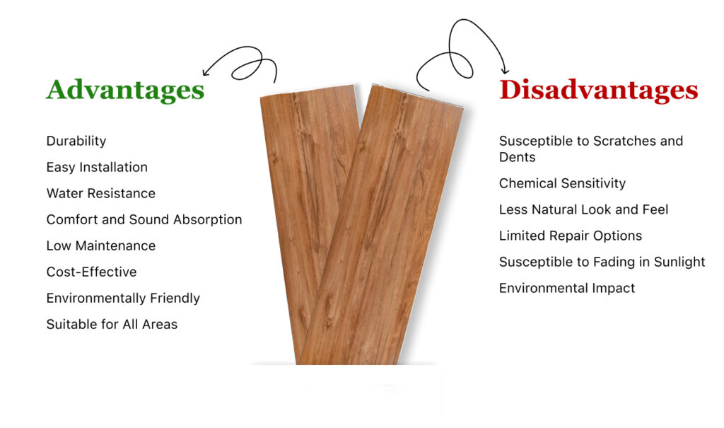 Advantages  & Disadvantages of Luxury Vinyl Plank Flooring